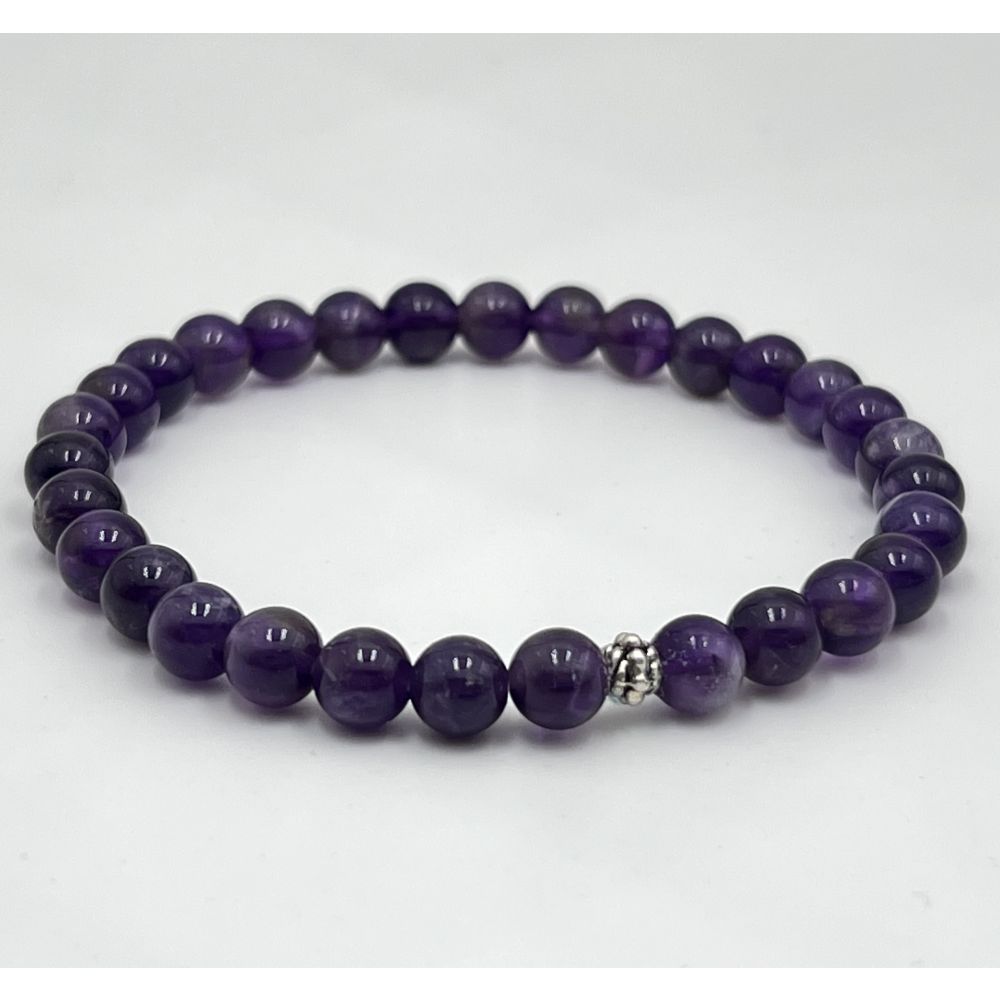 Armband mit Heilstein Amethyst