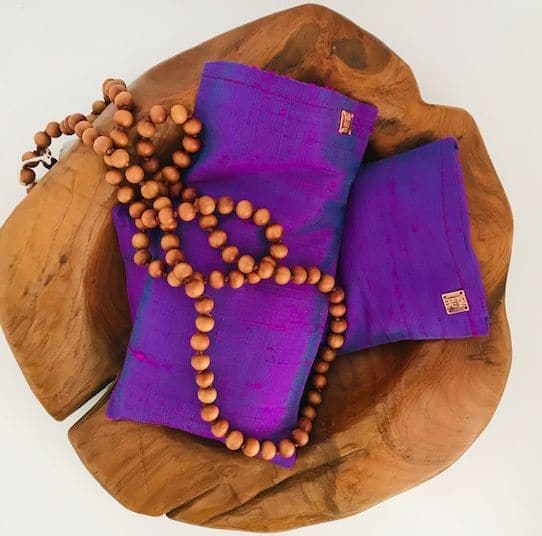 Augenkissen lila Lokkum