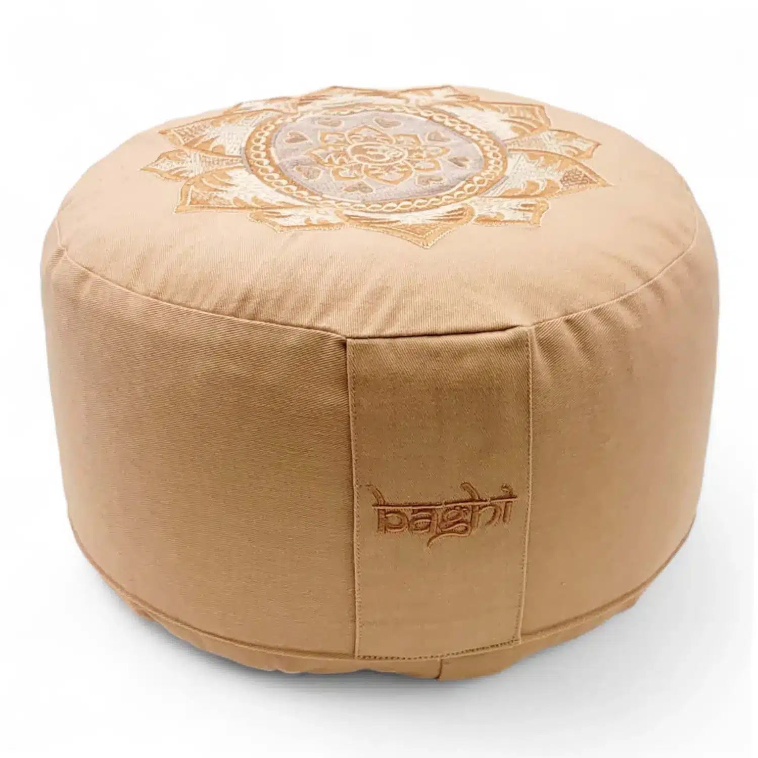 Baghi Meditationskissen rund in der Farbe Zimt