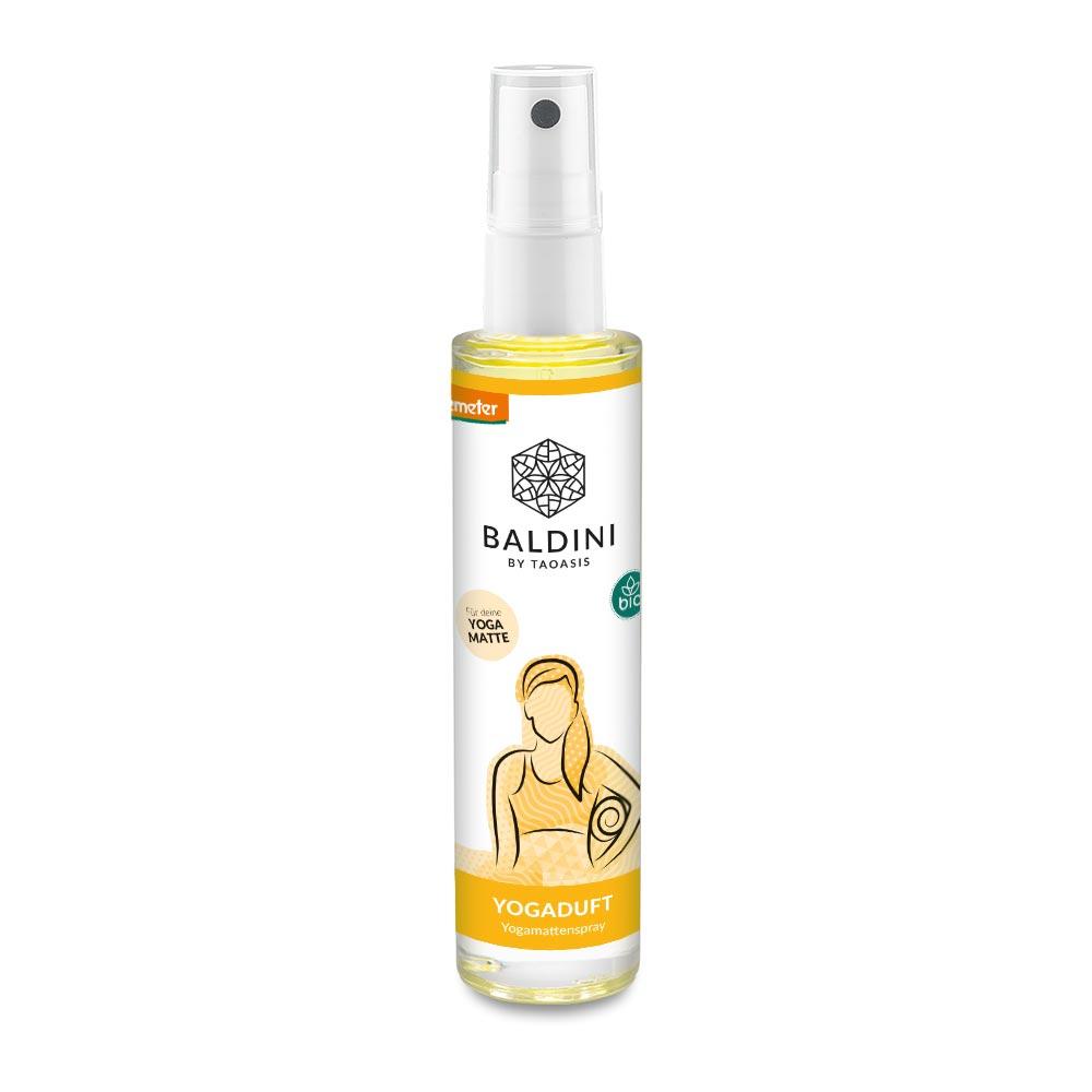 Baldini Yogamattenspray in der Duftrichtung Yogaduft aus