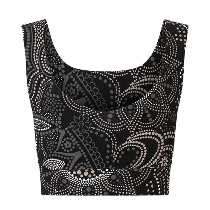 Yoga BH Bra Maui schwarz von Spirit of Om Rueckseite