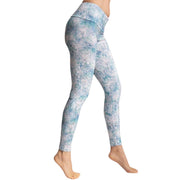 Spirit of OM Yoga Leggings Caru eisblau Seitenansicht