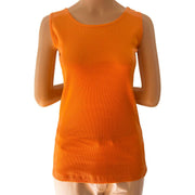Tank Top Damen Rib nectarine Vorderansicht