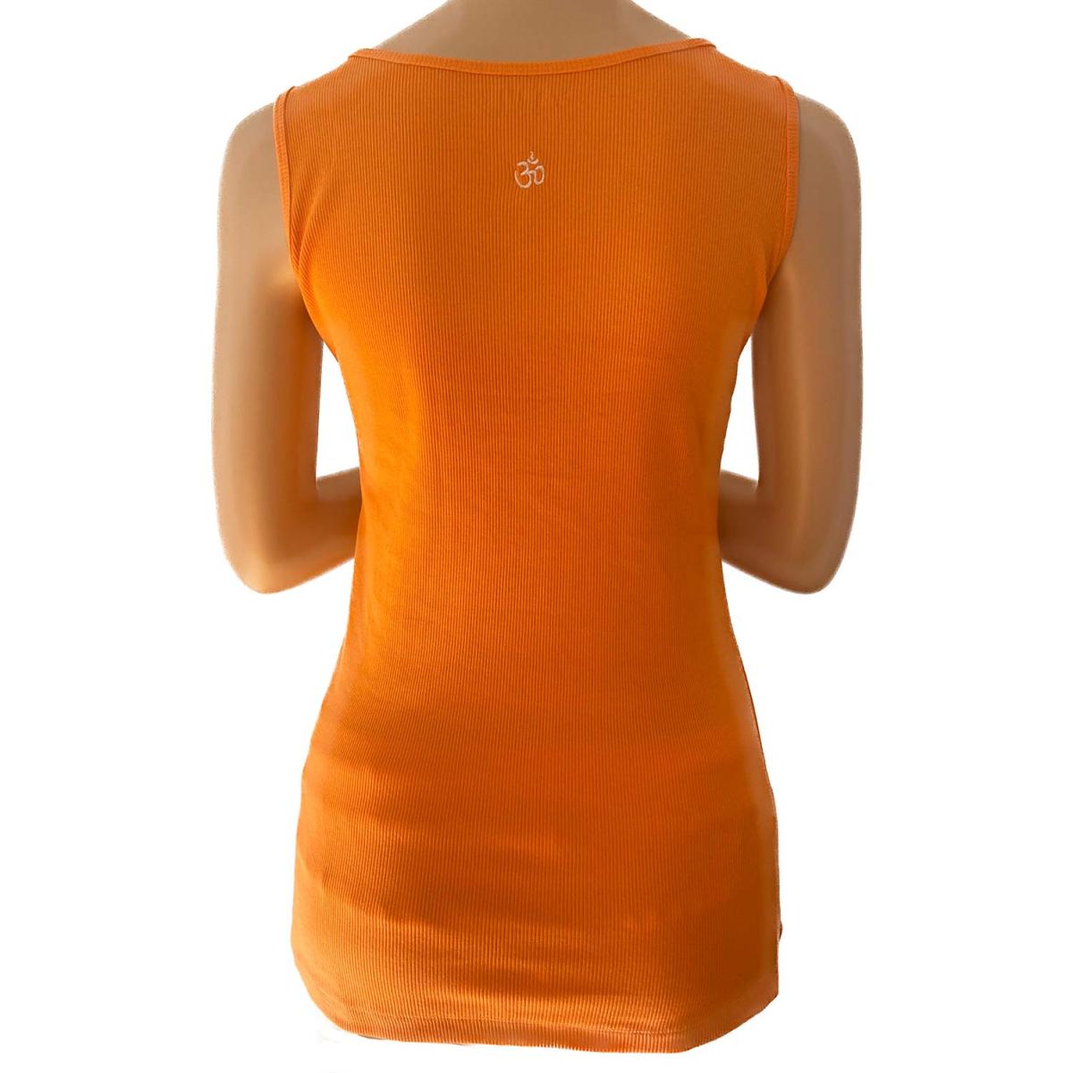 Tank Top Damen Rib nectarine Rueckansicht