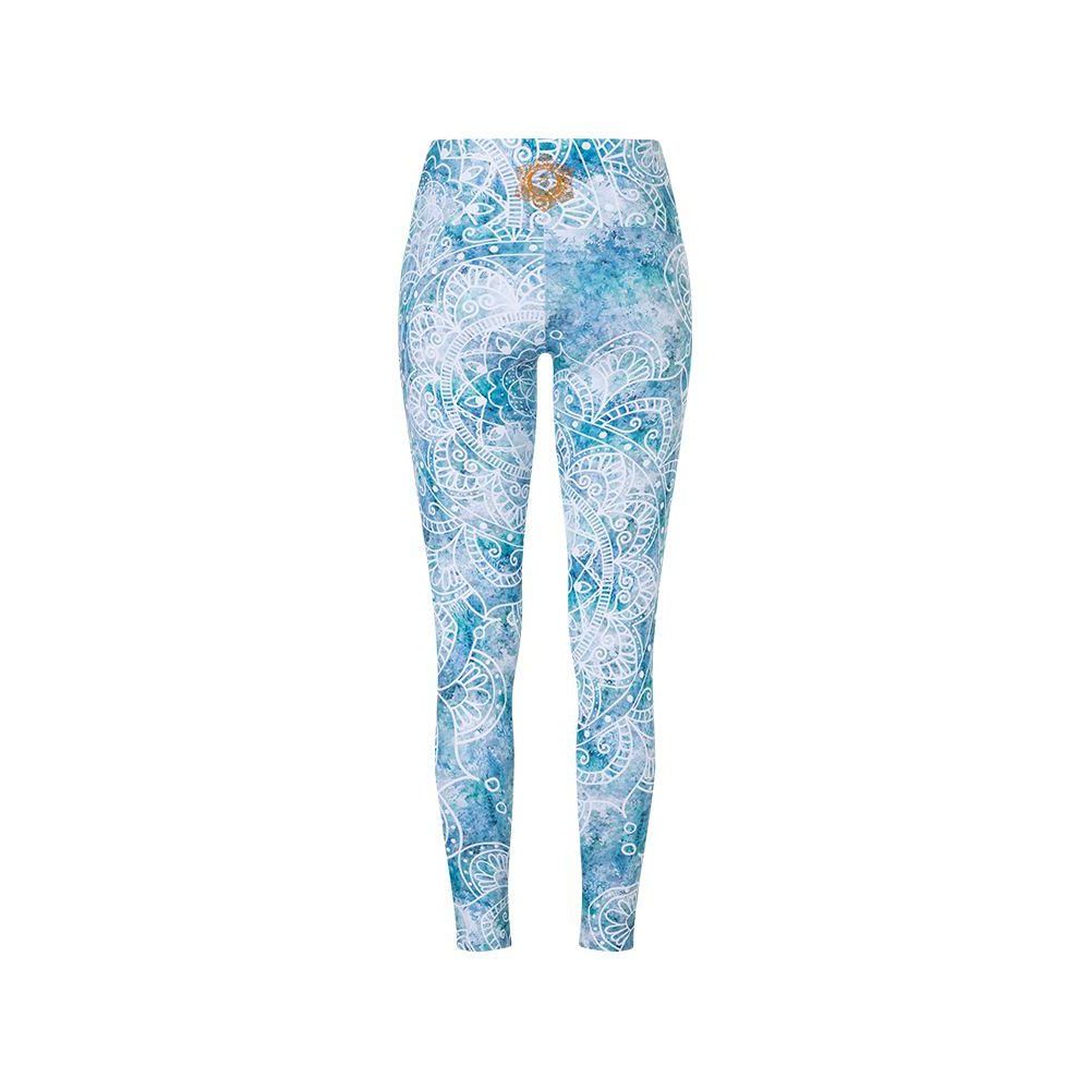 Yoga Leggings Damen eisblau