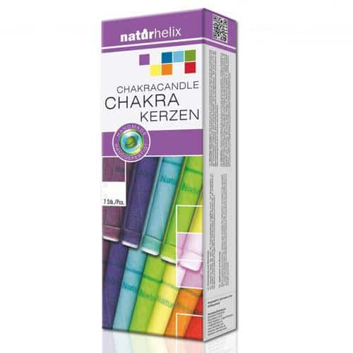 Ohrkerzen 7 Chakren im Set Spekralfarben