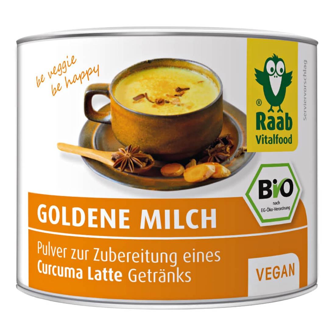 Goldene Milch Getränkepulver für Kurkuma Latte von Raab