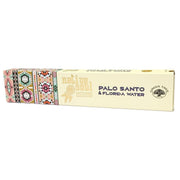 Green Tree Native Soul Räucherstäbchen Palo Santo & Florida Water in bunt gemusterter 15-g-Verpackung