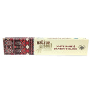 Green Tree White Sage & Dragon’s Blood Räucherstäbchen in dekorativer Native Soul Verpackung