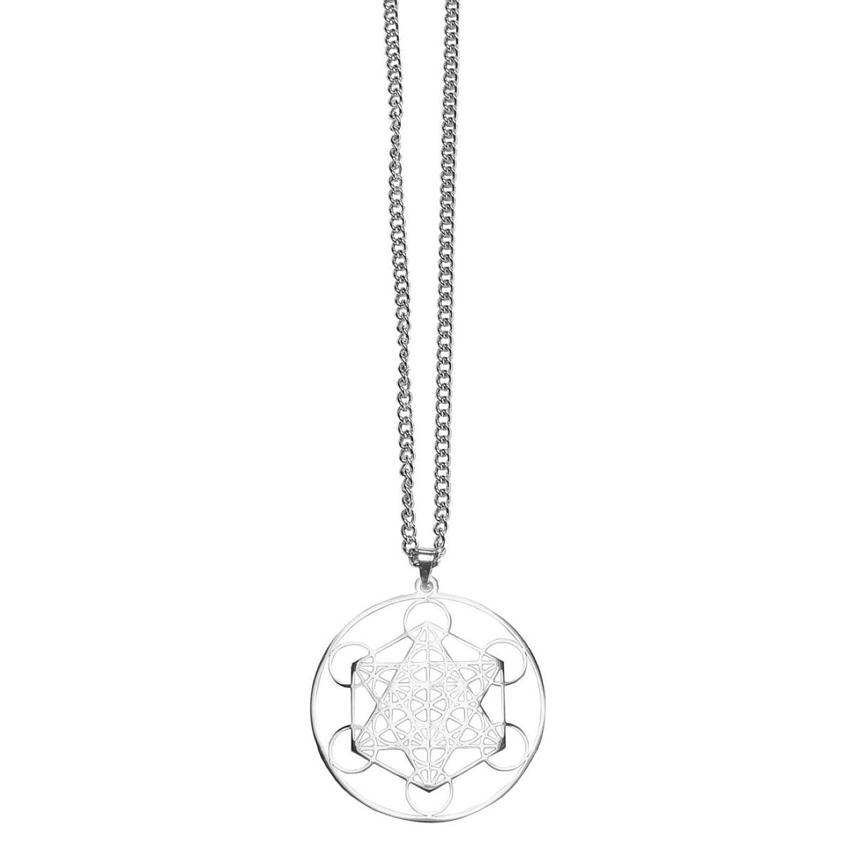 spirituelle Halskette Engel Metatron Edelstahl