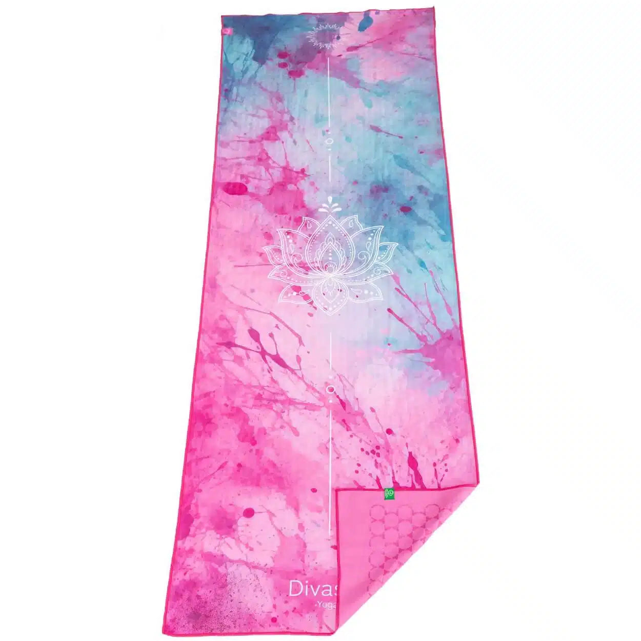 Rutschfestes Handtuch für die Yogamatte aus Mikrofaster mit Silikon Unterseite