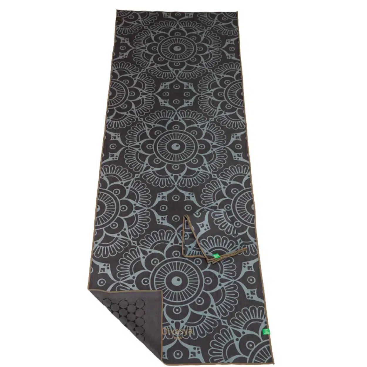 Handtuch Yogamatte Mandala schwarz