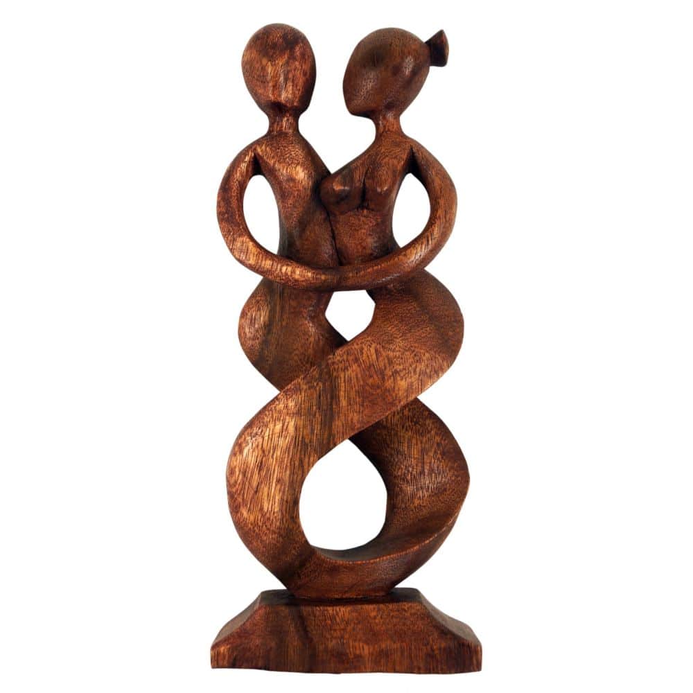 Holzfigur Tanzpaar
