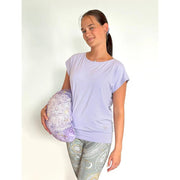 Yoga Shirt Damen von Spirit of Om Shirt Jangama in der Farbe flieder
