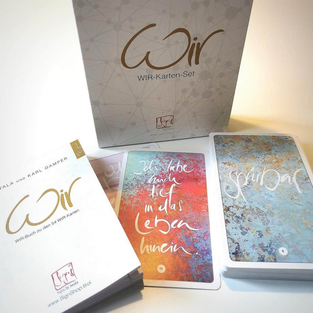 Wir Kartenset von Signs by Jwala