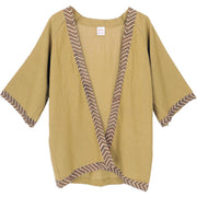 Kimono Baumwolle curry Boho Kimono
