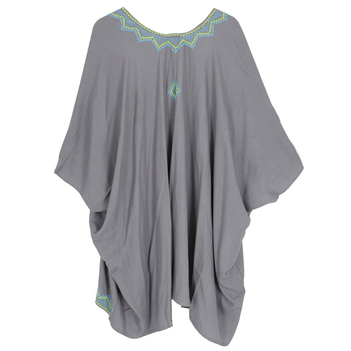 Strandkimono grau