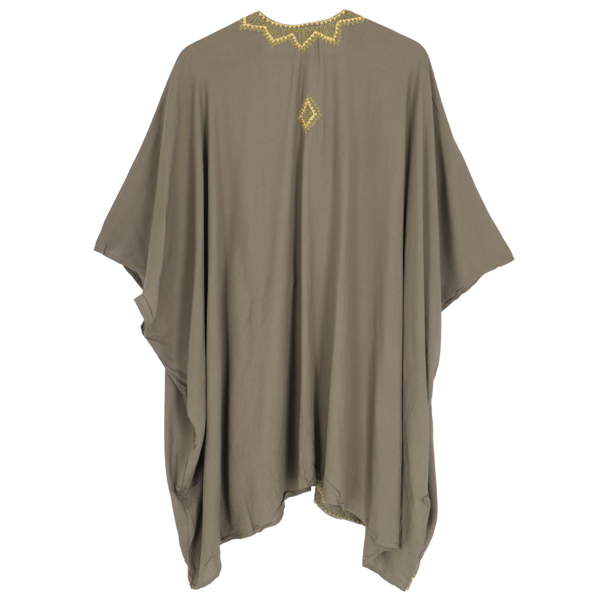 Strandkimono olive