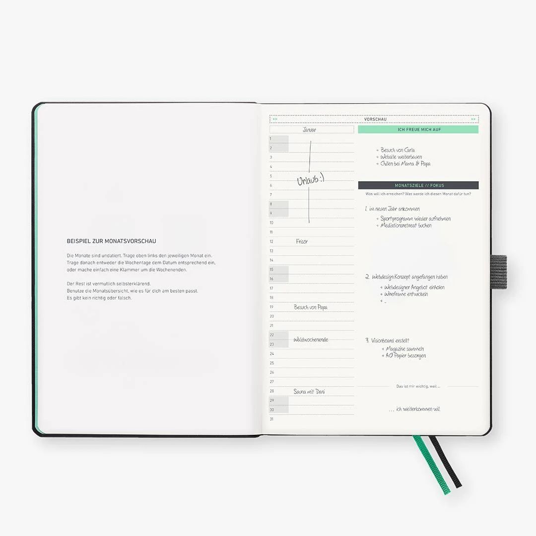 Klarheit Kalender Monatsplanung