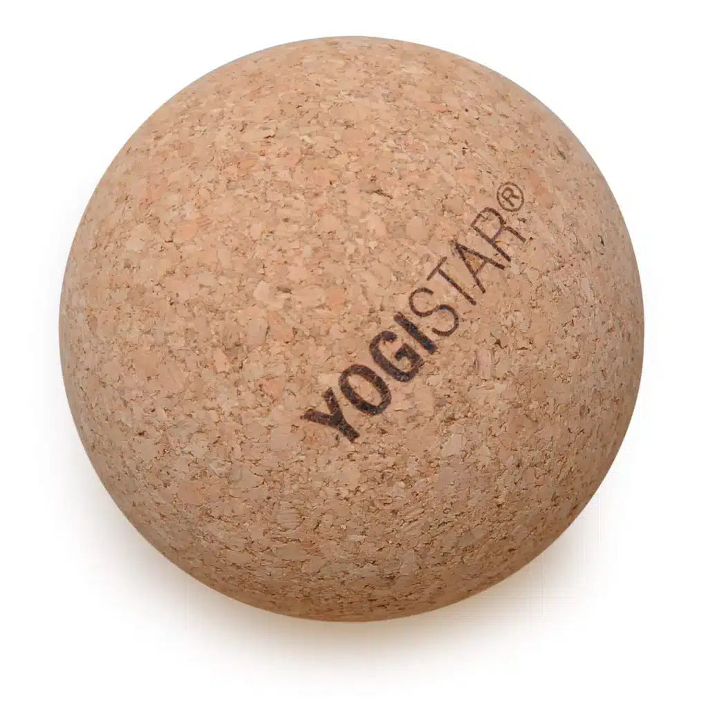 Faszienball aus Kork mit Durchmesser 8 cm von Yogistar