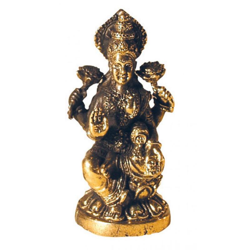 Lakshmi messing sitzend 3cm