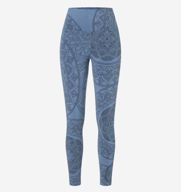 Yoga Legging Guna in enzianblau von Spirit of OM Vorderseite