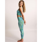 Yoga Set Madhu Yoga Legging von Spirit of Om in der Farbe Kristallblau