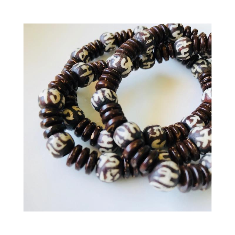 Lokkum Herren Armband Yak Kokosholz