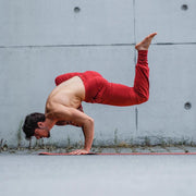 Mahan Yogahose Herren – Bordeaux