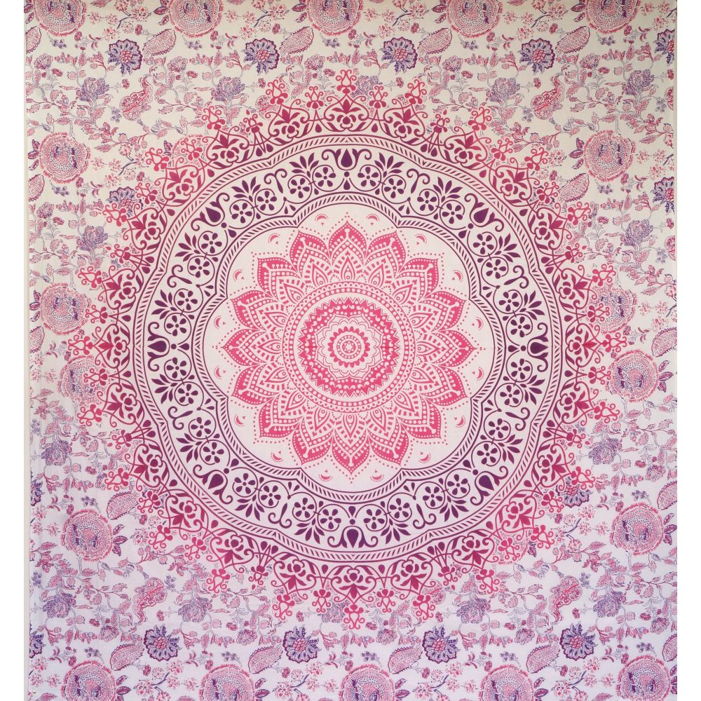 Indisches Tuch Mandala Wandbehang