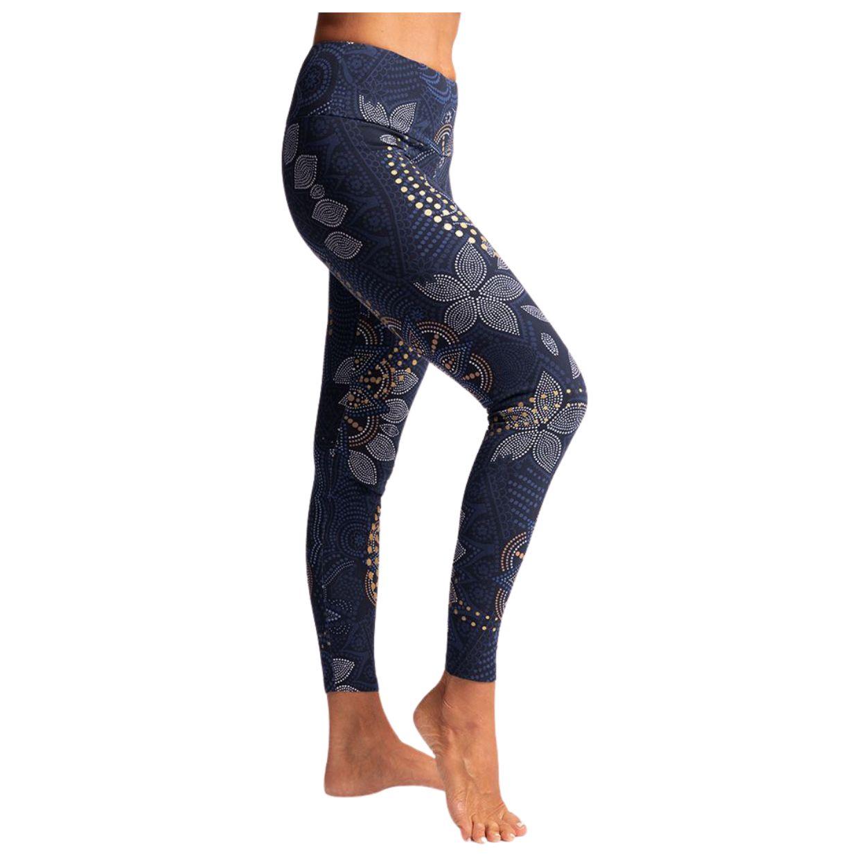 Yoga Leggings Maui in tiefblau von Spirit of Om