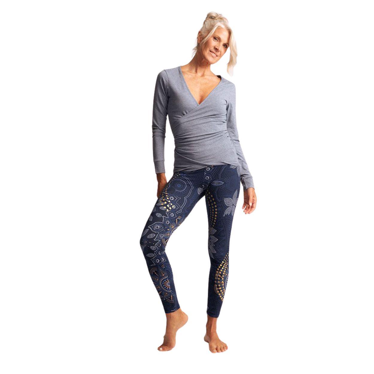 Yoga Leggings Maui in tiefblau