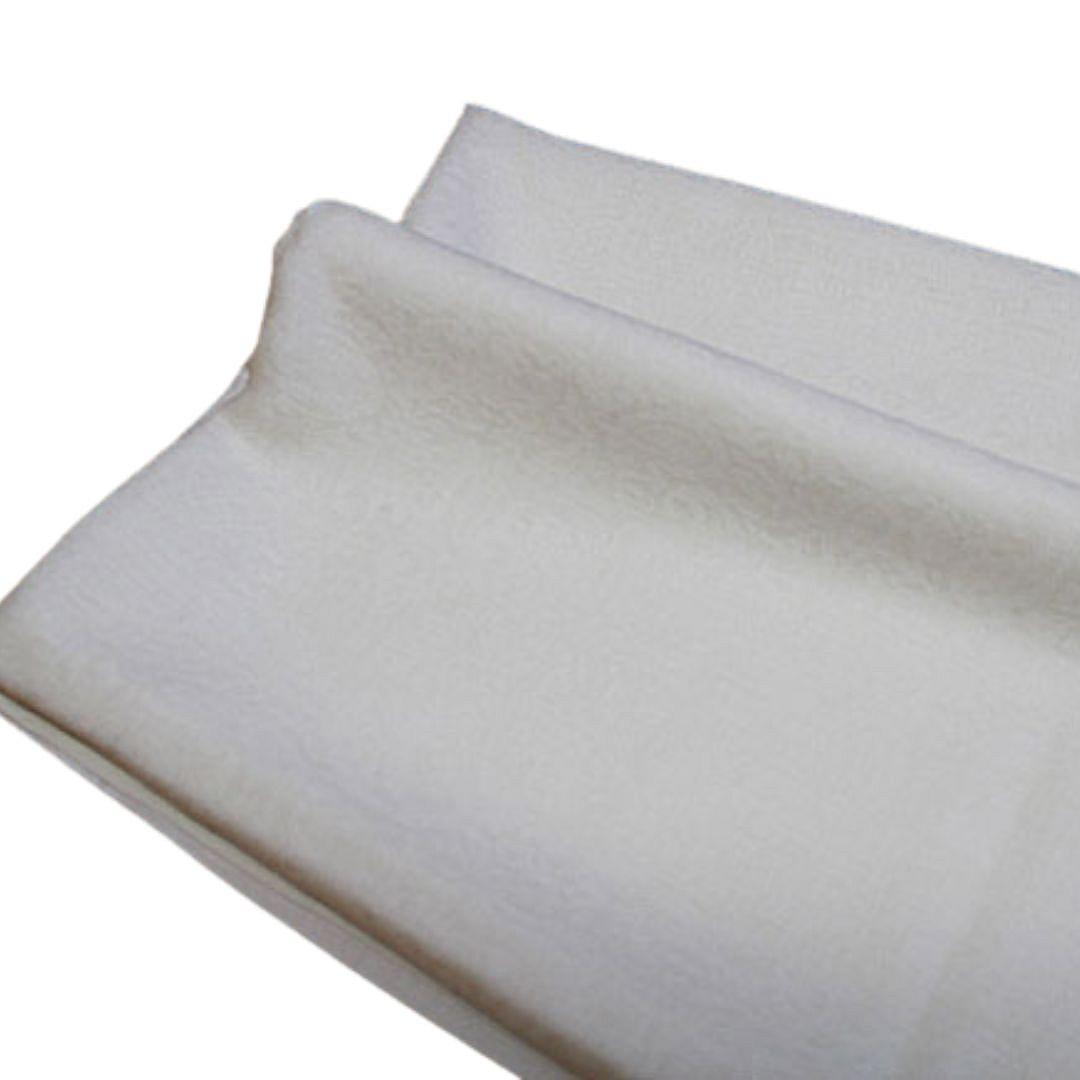 Meditationstuch Ivory sehr zarter Meditationsschal in cremeweiss ohne Fransen