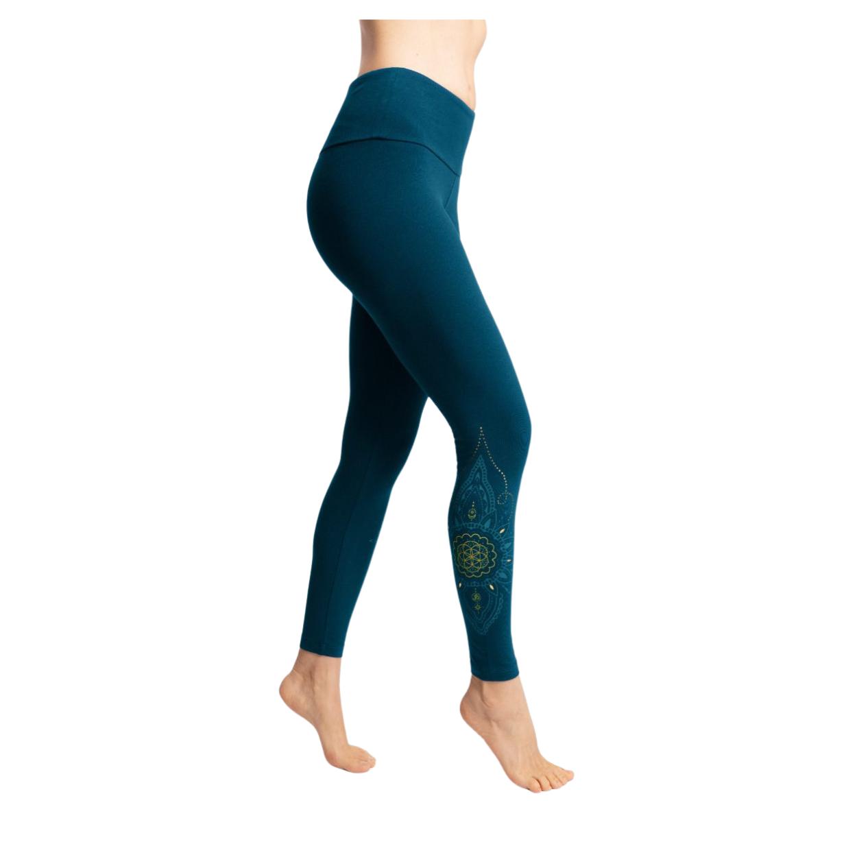 Legging von Spirit of Om in petrol