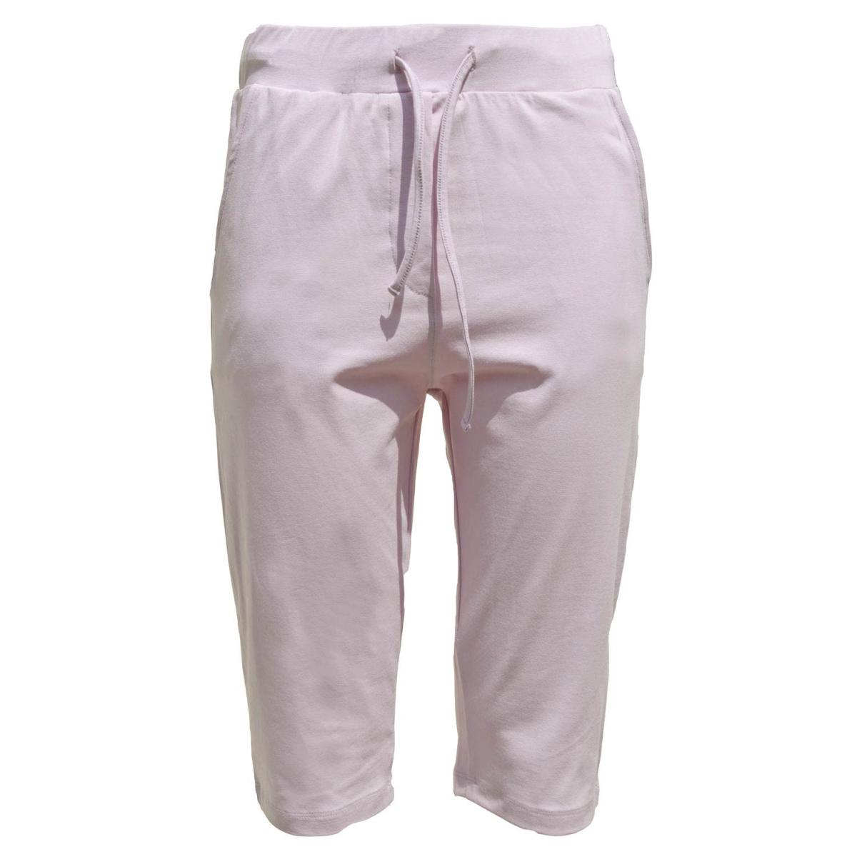 Yoga Bermuda Hose flieder unisex Vorderansicht