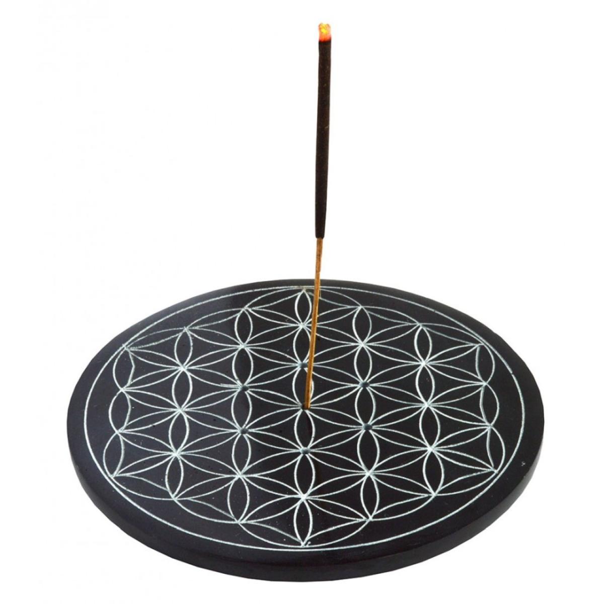 Raeucherstaebchenhalter Blume des Lebens rund