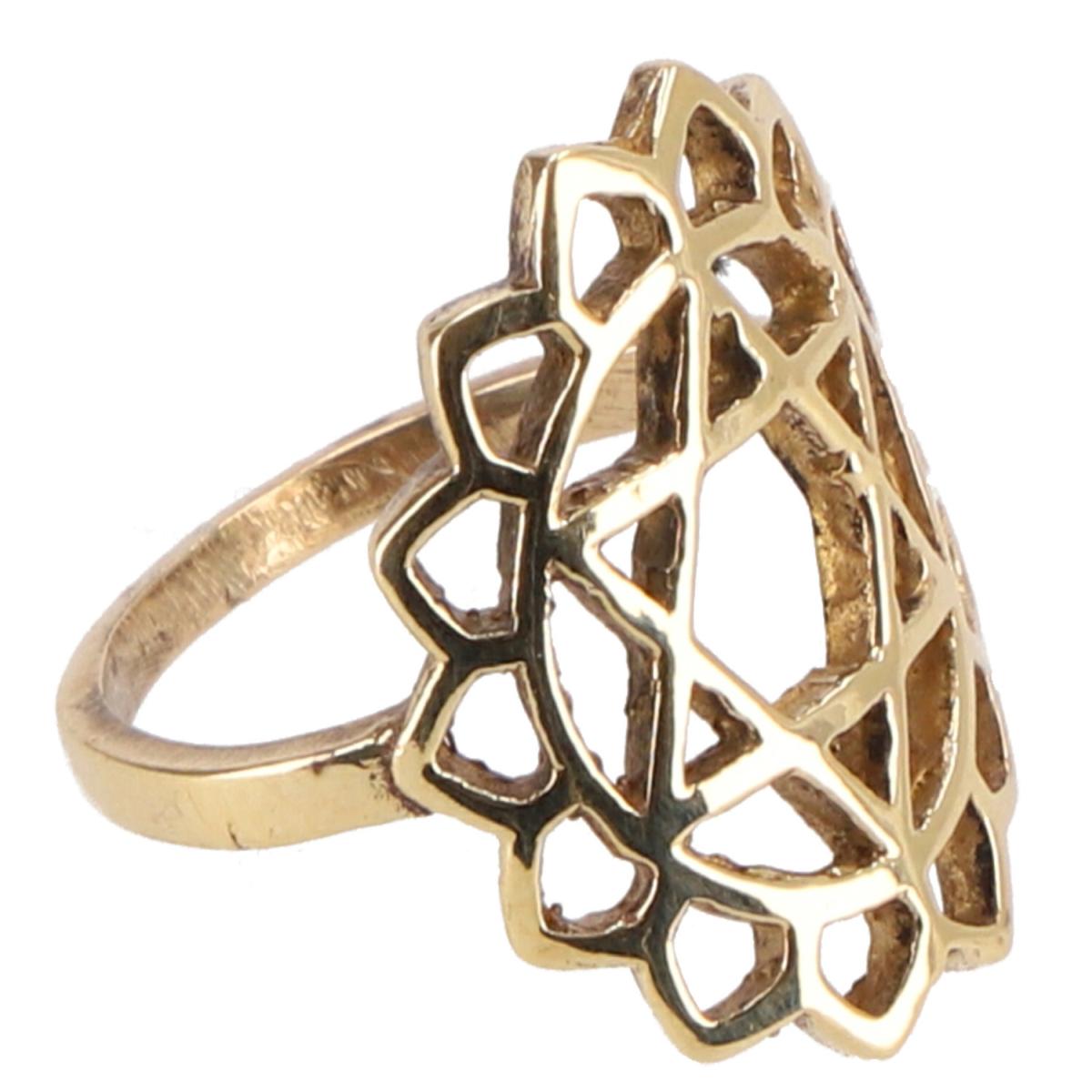 Herz Chakra Ring gold