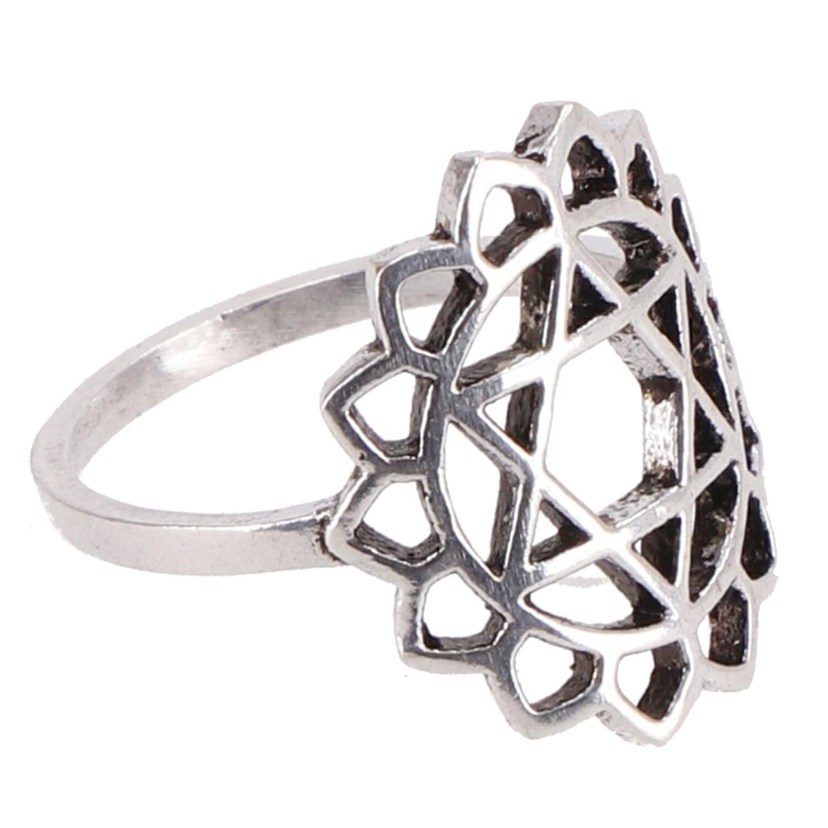 Herz Chakra Ring silber