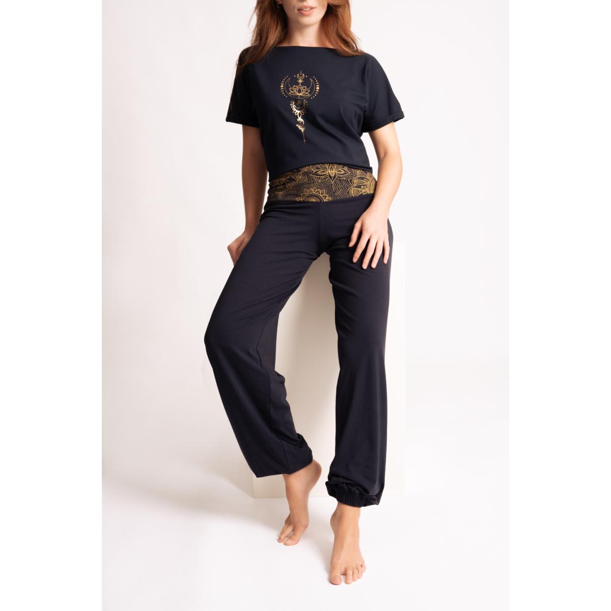 Pluderhose von Spirit of Om Yoga Hose Bali tiefblau