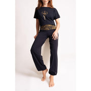 Pluderhose von Spirit of Om Yoga Hose Bali tiefblau