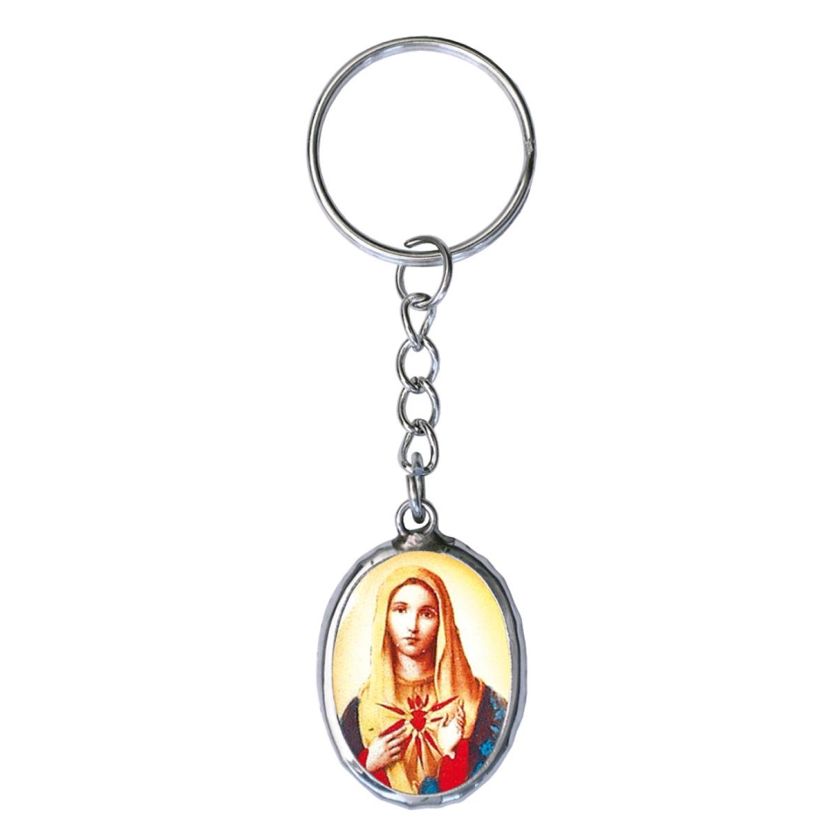 Schluesselanhaenger mit Maria Porträt