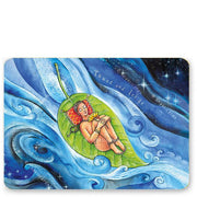 Yoga Postkarte Shakti Card Trust and let go