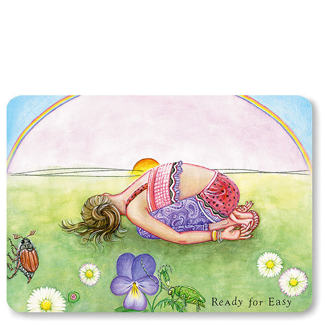 Yoga Postkarte Shakticard Ready for easy
