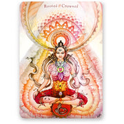 Yoga Postkarte Shakticard Wurzelchakra
