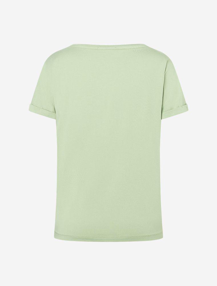 Yoga Shirt Eka Padma matcha 
Rueckseite