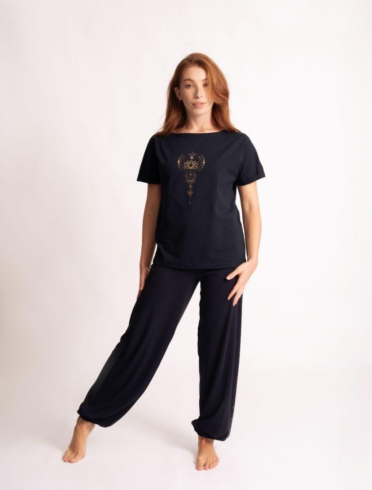 Yoga Outfit tiefblau