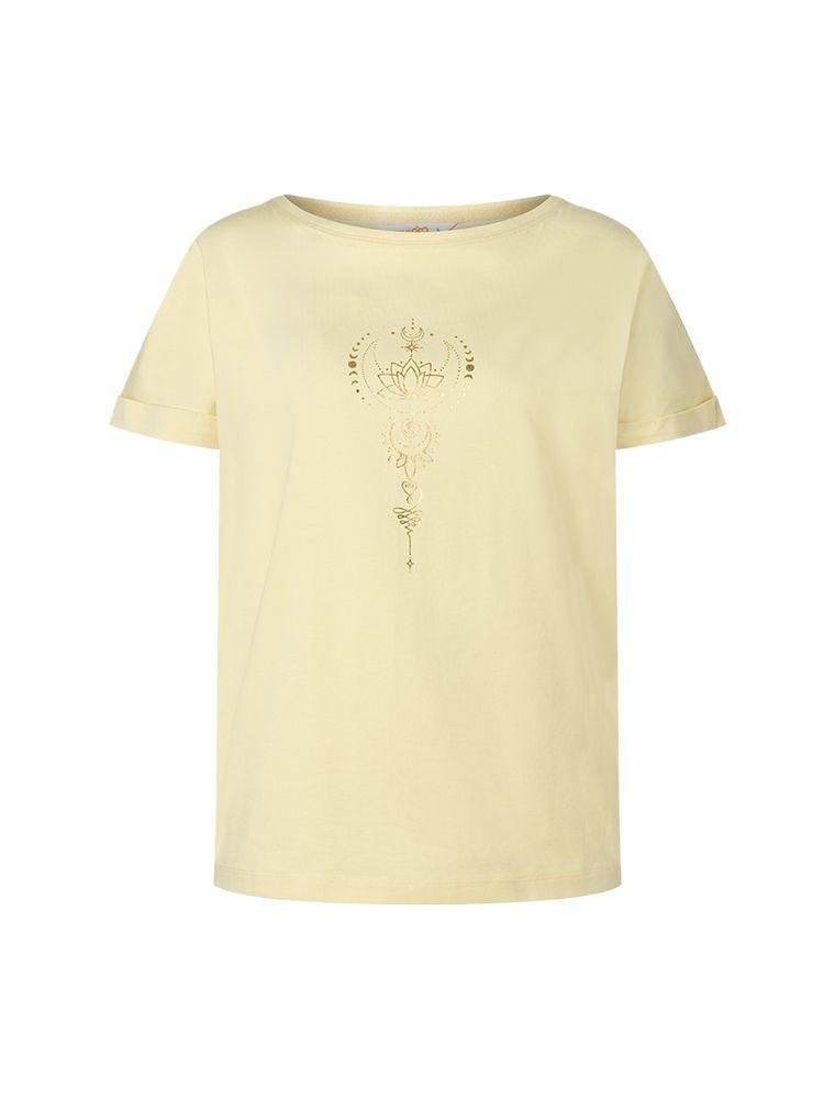 Yoga Shirt Eka Padma Vanille Vorderseite