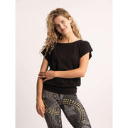Yoga Shirt Jangama in schwarz Spirit of OM