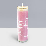 Sign Kerze Zeit für Liebe