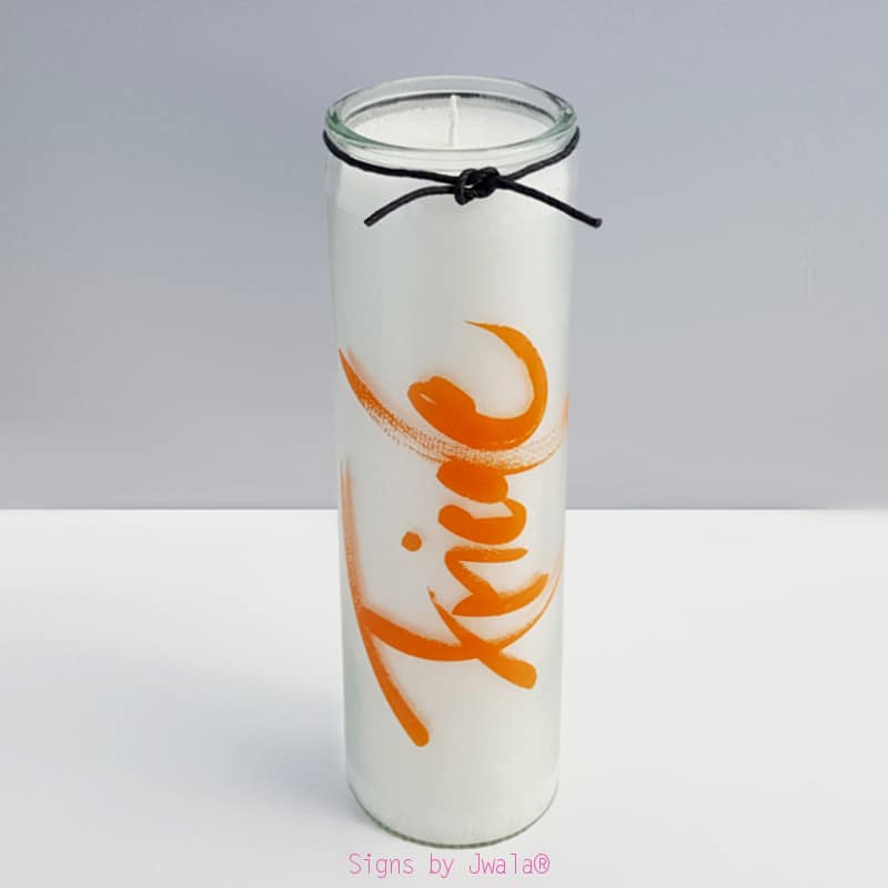 Sign Kerze Friede